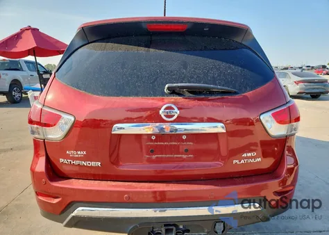 2015 Nissan Pathfinder S z USA, uszkodzony, nr VIN 5N1AR2MM7FC714441